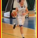 Alberto Baiardo con la maglia della Zannella Cefalù nel campionato 2015-16.